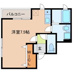 津駅 徒歩7分 1階の物件間取画像